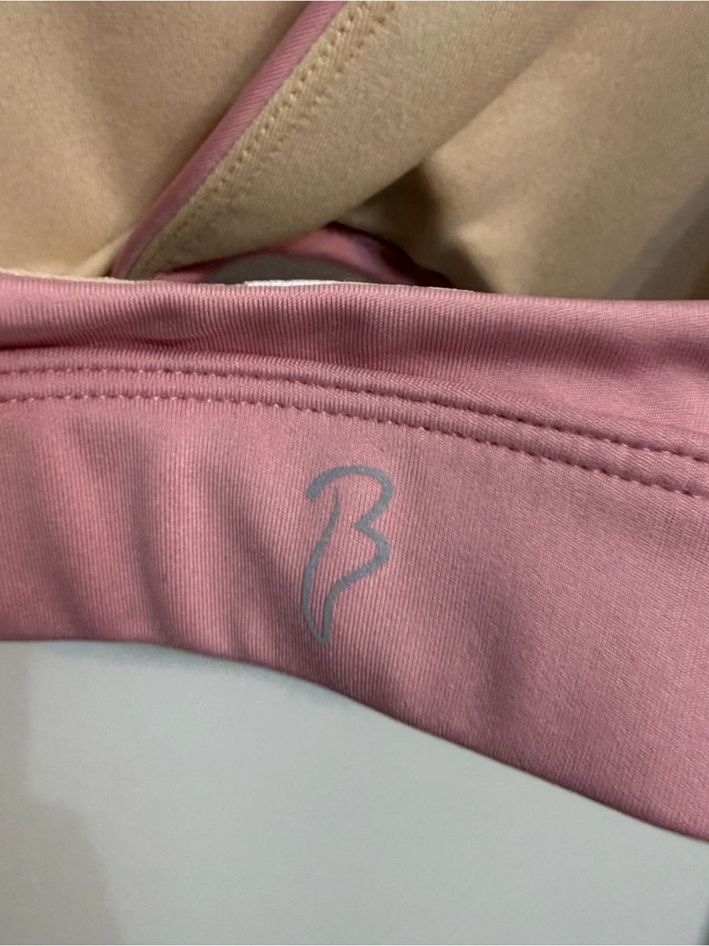Bloch Ladies Vintage Pink Vivian Twist Front Crop Top Bra NWT Size Adult Small